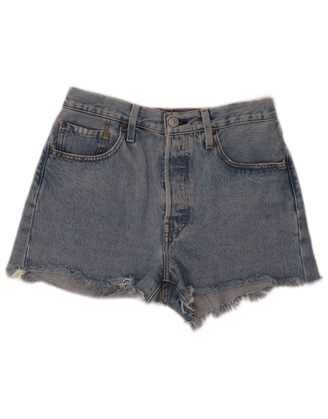 Pantaloni scurți din blugi 501 pentru femei LEVI'S W27 Bumbac albastru mic