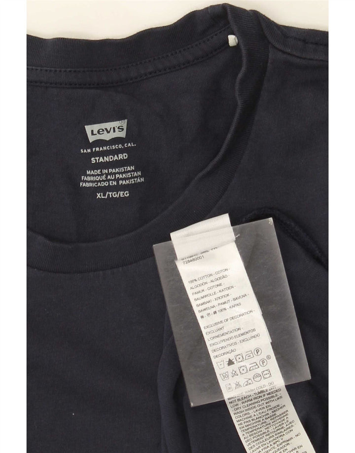 Levi's Top standard pentru bărbați cu mânecă lungă XL, bumbac bleumarin