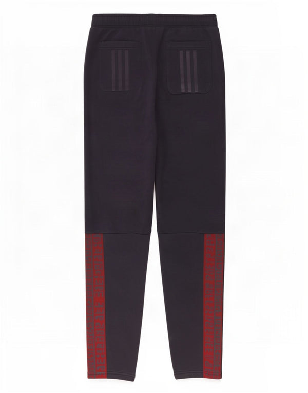 Pantaloni de trening Adidas pentru femei Marea Britanie 20/22 XL, albastru bleumarin, bumbac color bloc