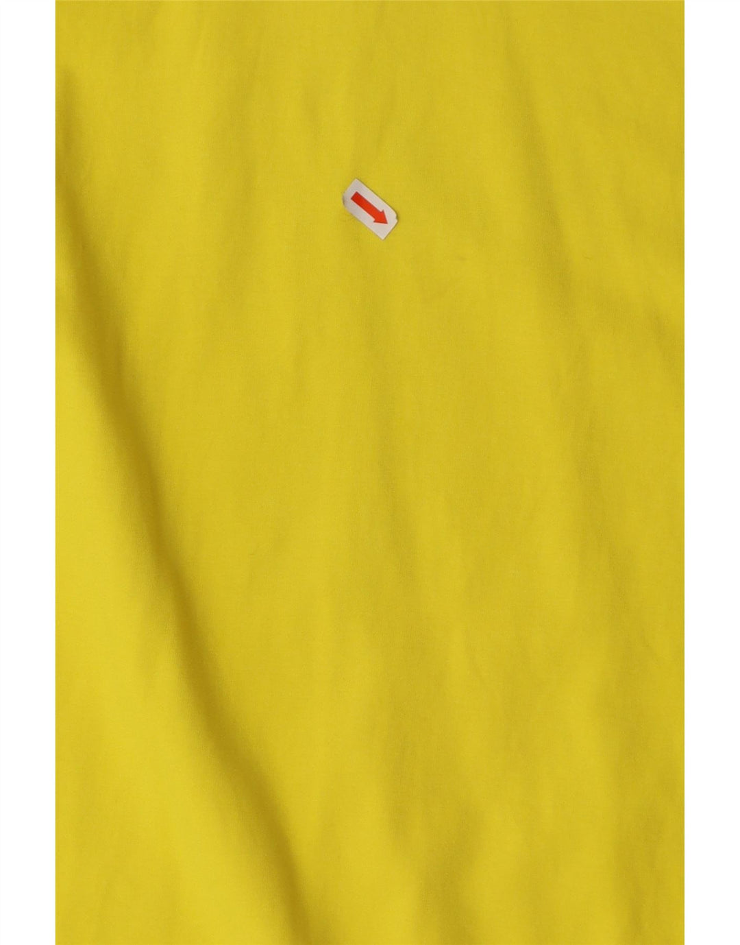 ZARA Womens Oversized Poncho Blouse Top UK 14 Medium Yellow Cotton