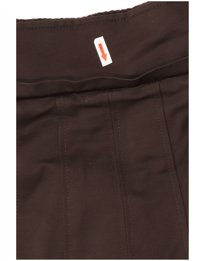 Jachetă de vânt pentru femei Zara UK 14 mare, maro, bumbac