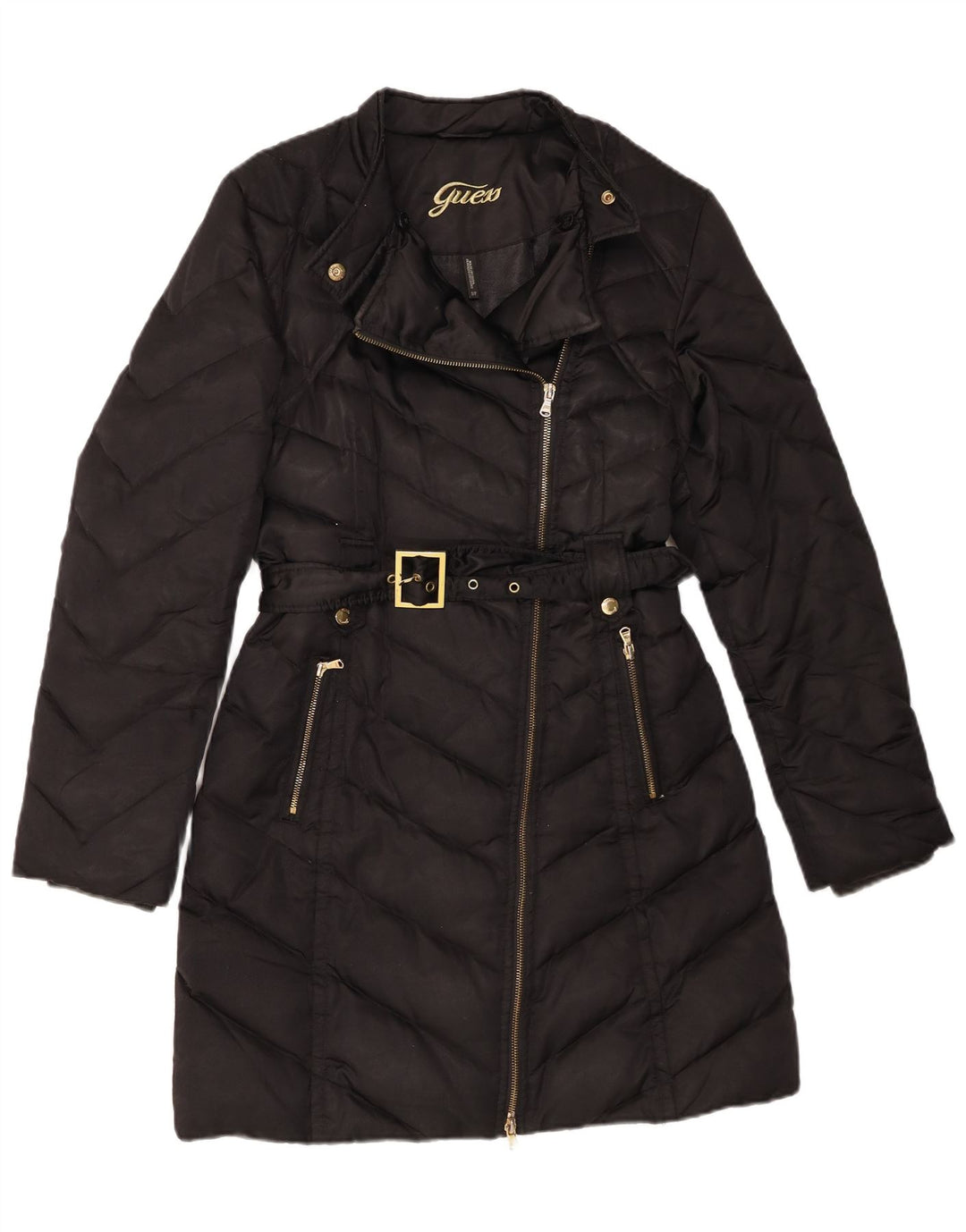 Palton căptușit pentru femei Guess UK 10, mic, negru, nailon