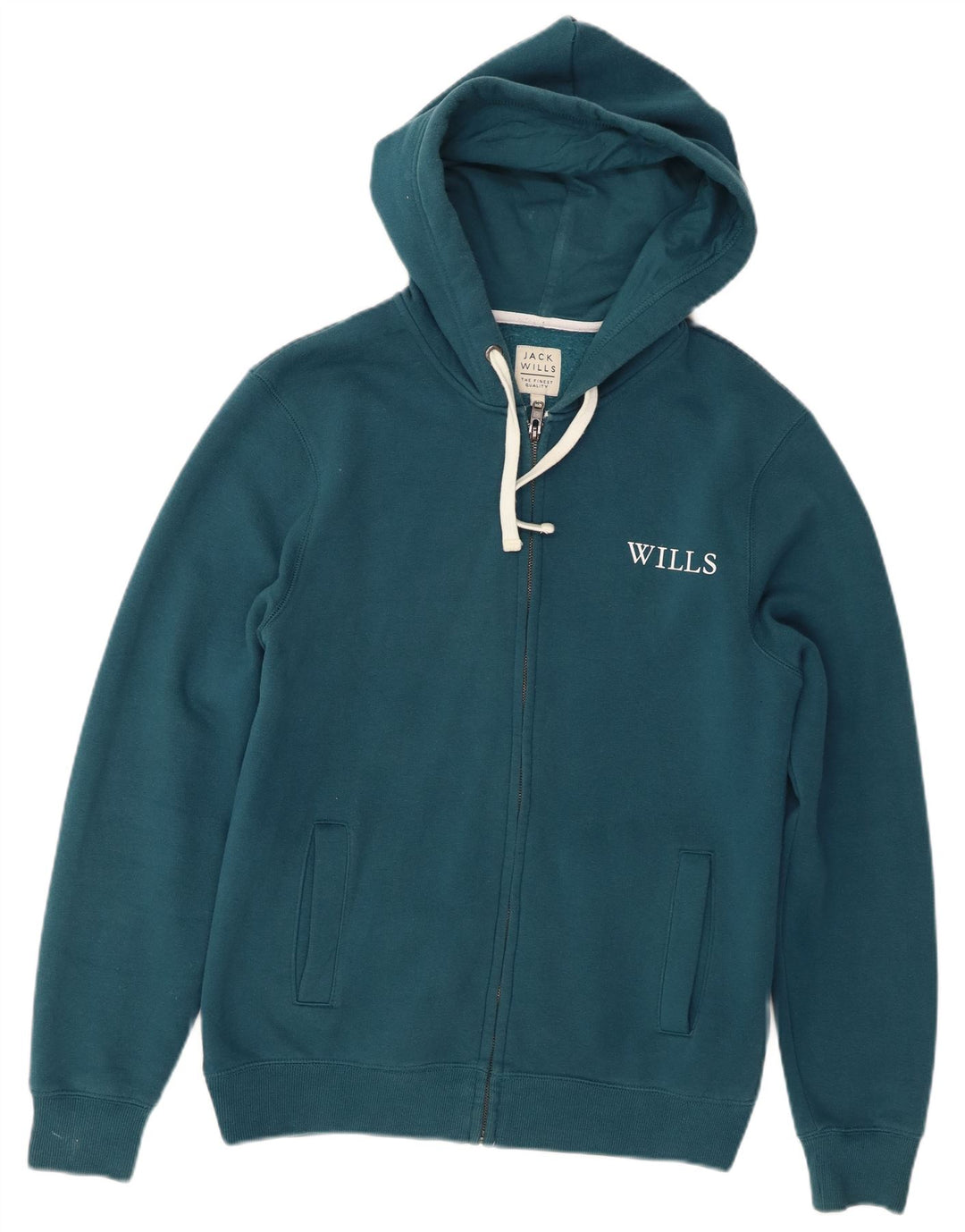 Pulover Jack Wills pentru bărbați, cu fermoar, bumbac turcoaz mediu