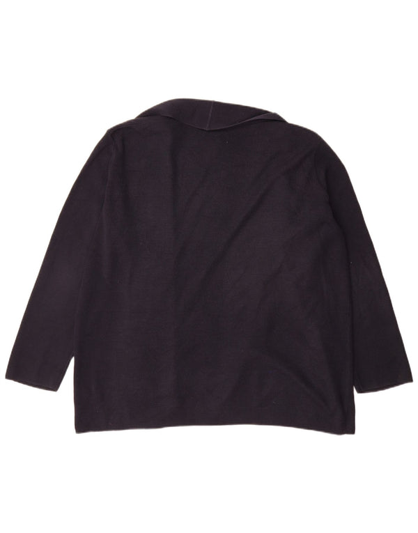 Pulover cardigan cu paragate pentru femei Marks & Spencer UK 16 mare bleumarin