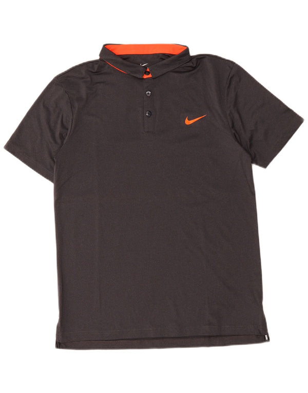 Tricou polo Nike pentru bărbați, gri mediu, poliester