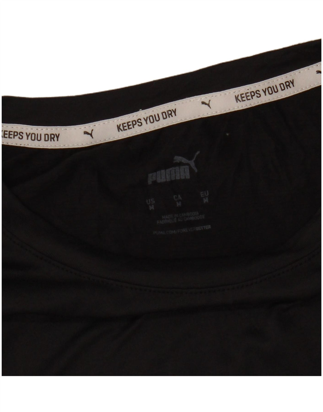 Tricou crop pentru femei PUMA UK 14 Medium Black