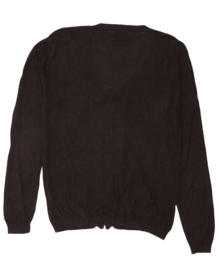 Pulover cardigan pentru bărbați Zara XL negru