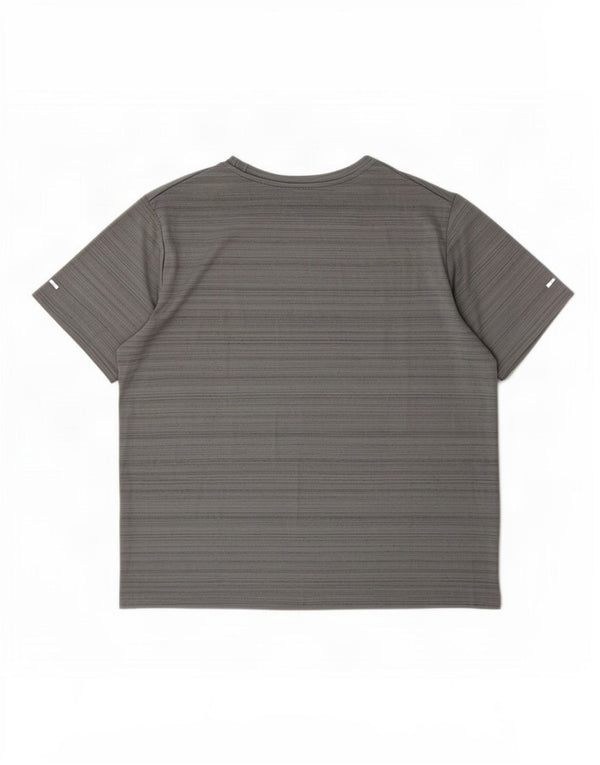 Tricou Nike Dri Fit pentru femei Top UK 14 Medium Gri Poliester cu dungi