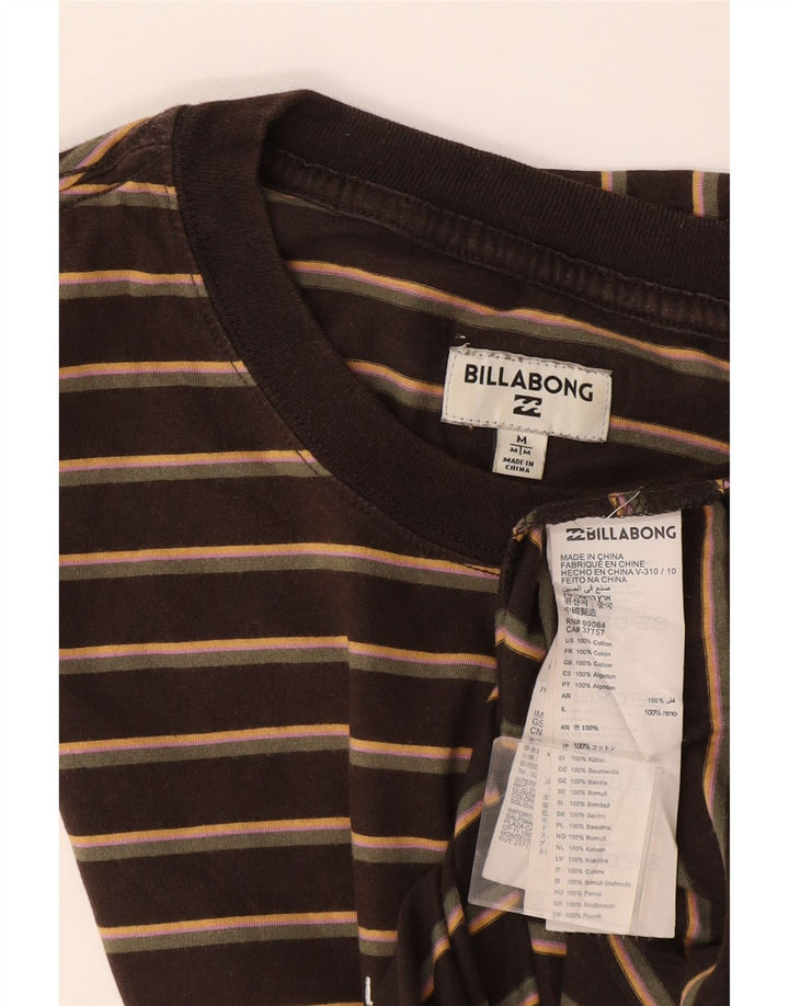 Tricou pentru bărbați Billabong Top din bumbac cu dungi maro mediu