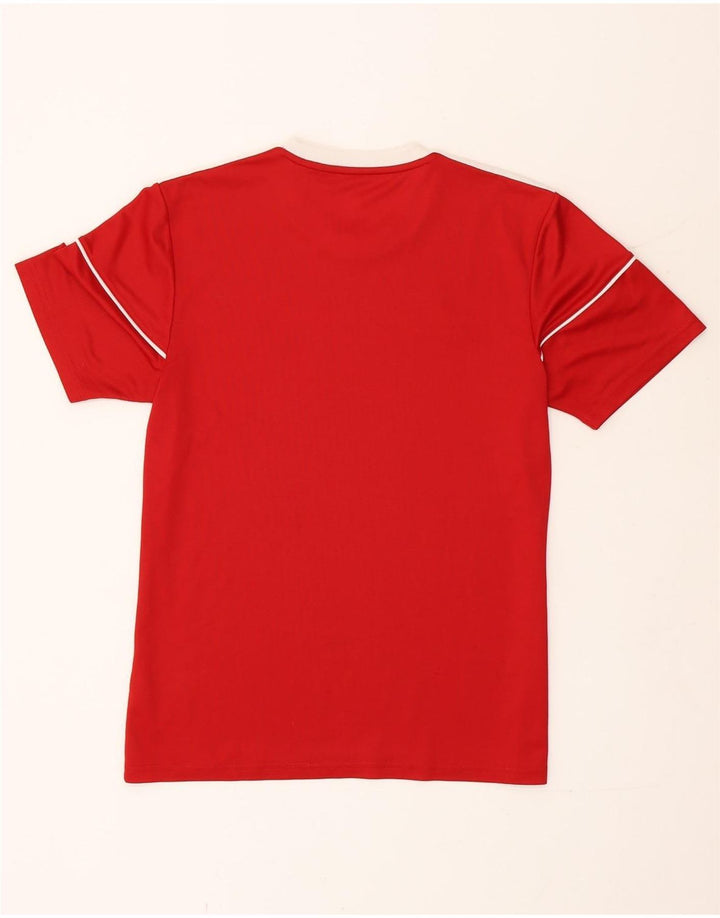Tricou Adidas Climalite pentru bărbați Top mic poliester roșu