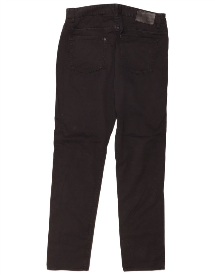 Blugi slim pentru bărbați Hugo Boss W34 L34 bumbac negru