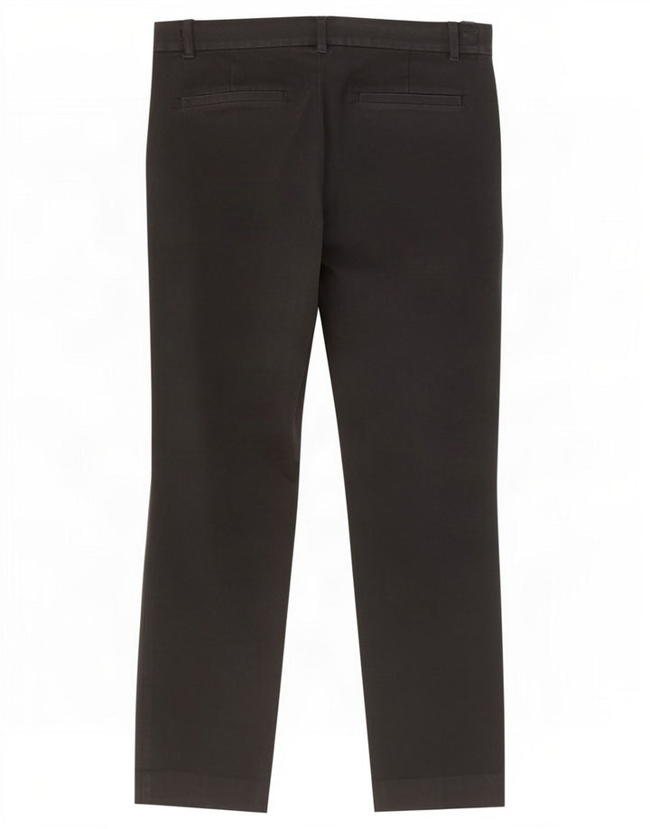 Pantaloni tăiați pentru femei Gap slim US 8 Medium W30 L25 Bumbac negru