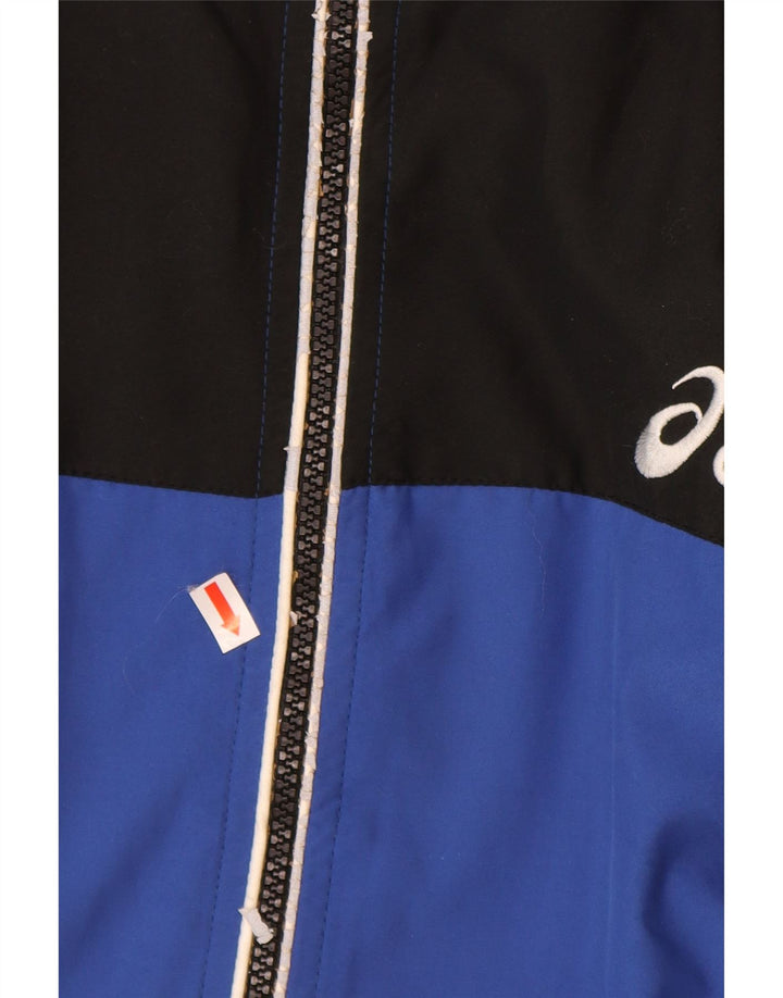 Jachetă de trening pentru bărbați ASICS, XL, albastru, poliester color bloc