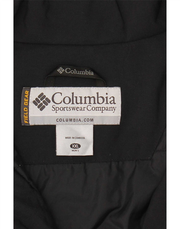 Jachetă Columbia pentru bărbați, UK 44 2XL, nailon negru