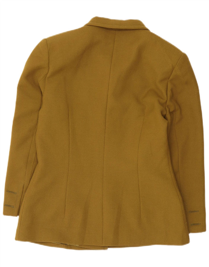 Roccobarocco Jachetă Blazer Femei 4 Nasturi IT 44 Medium Kaki Lână