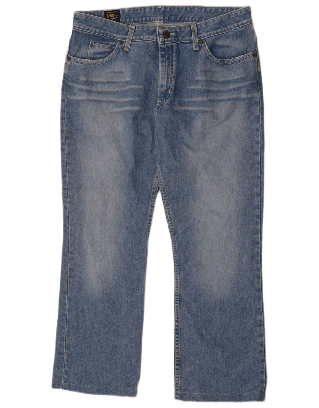 Blugi Lee Cameron Bootcut pentru femei W34 L27 Bumbac albastru
