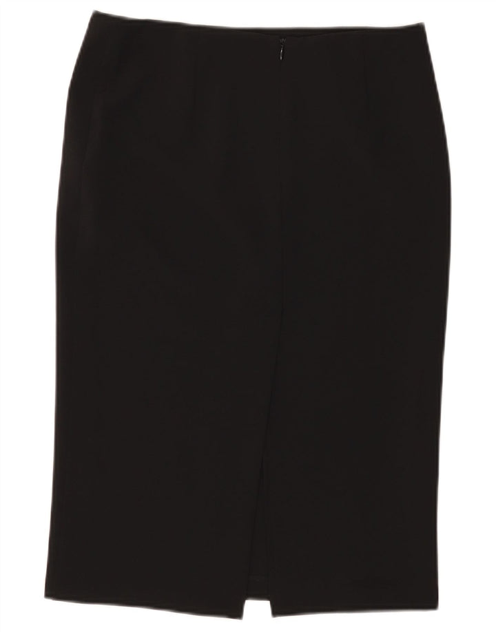 Fusta dreaptă Benetton pentru femei IT 40 Small W28 Poliester negru