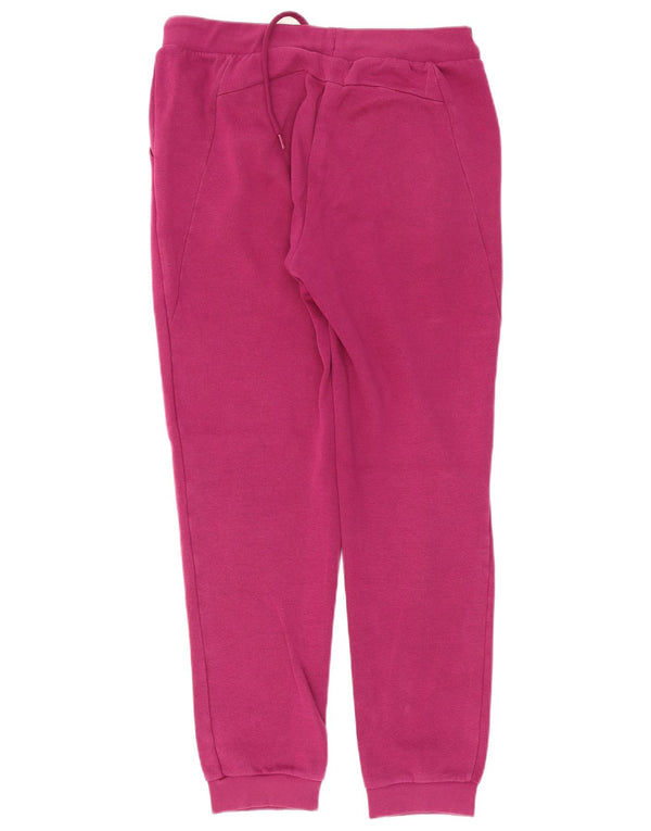 Pantaloni de trening Puma pentru femei Joggeri UK 14 Mare Bumbac Burgundy