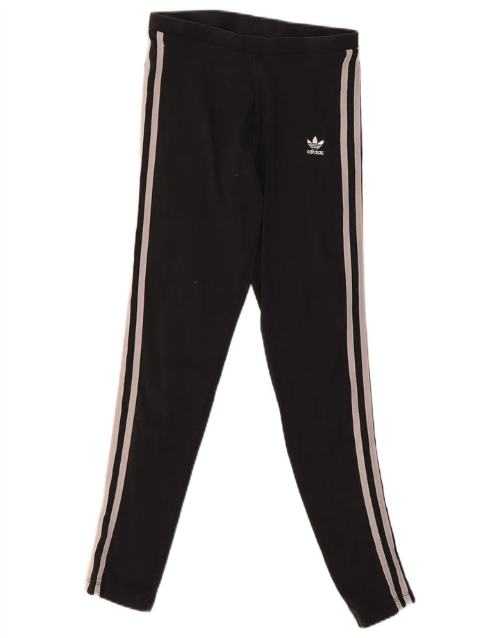 Leggings pentru femei Adidas UK 8 Small Black Bumbac