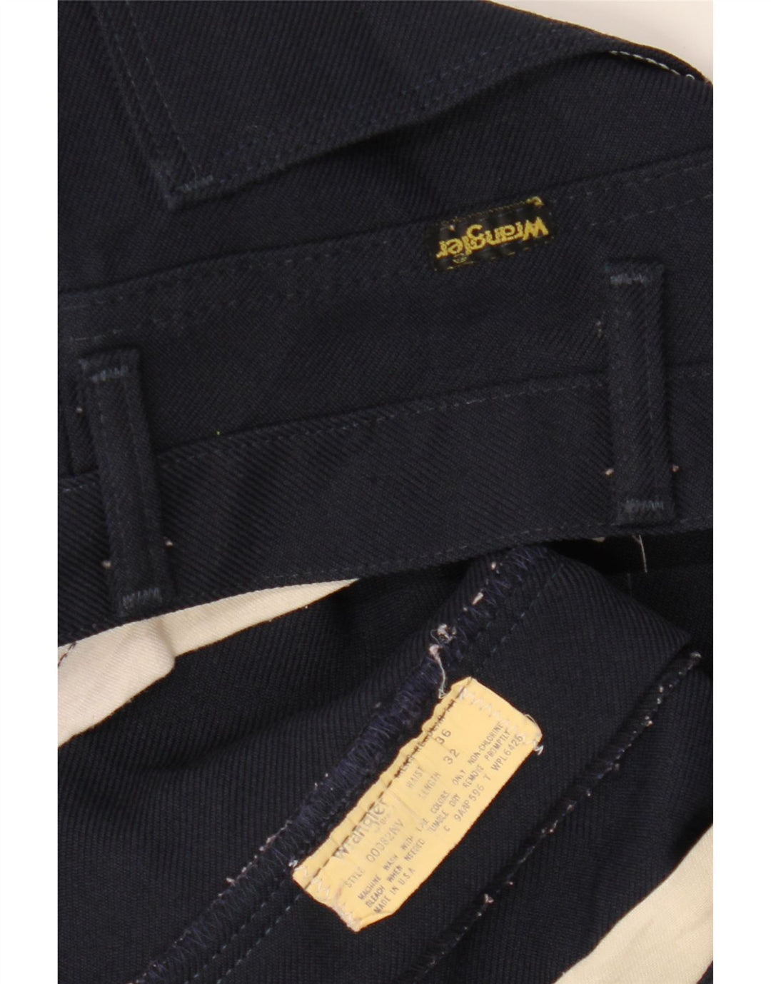 Pantaloni casual drepti pentru bărbați WRANGLER W36 L32 bleumarin