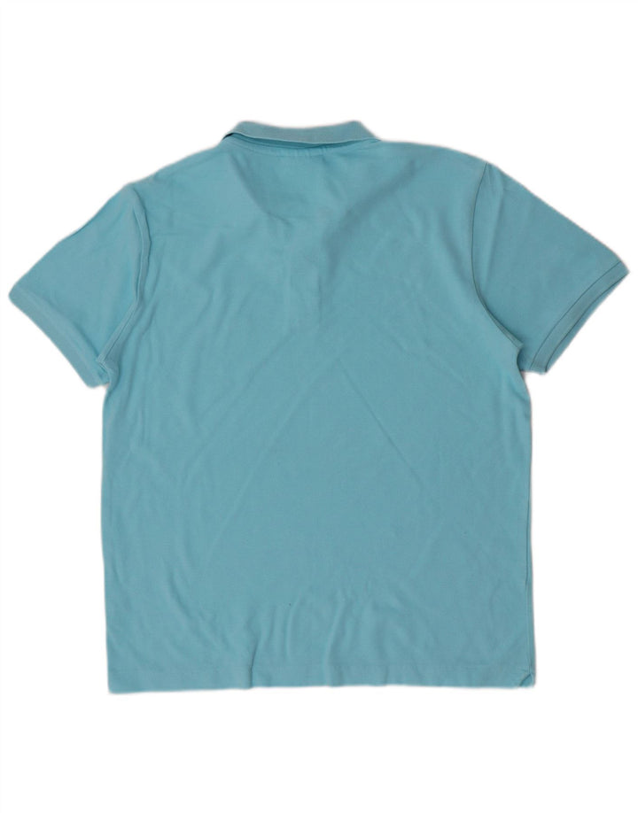 Tricou polo Lacoste Classic Fit pentru bărbați Mărimea 5 Mare Albastru