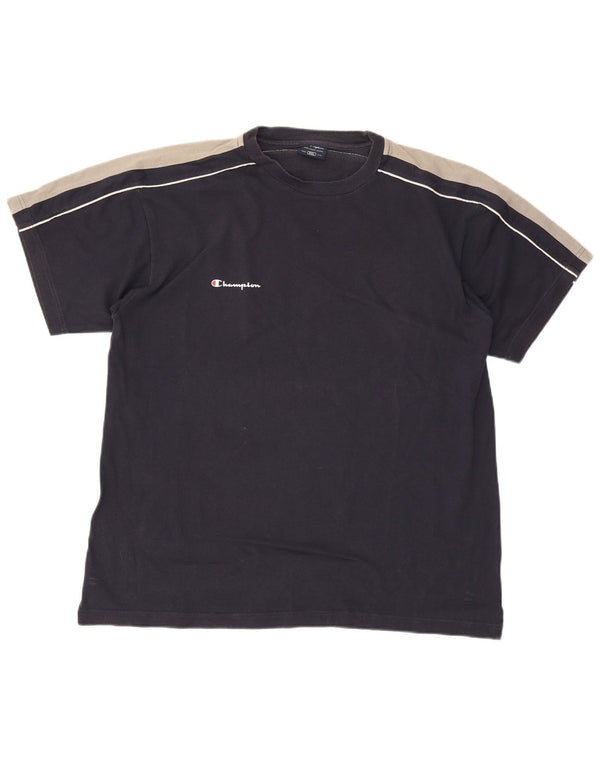 Tricou pentru bărbați Champion Top 2XL Bleumarin Colorblock