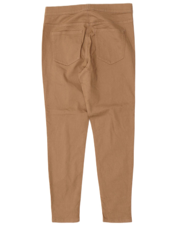 Marks & Spencer Pantaloni casual jegging pentru femei UK 12 Medium W30 L26 Bej