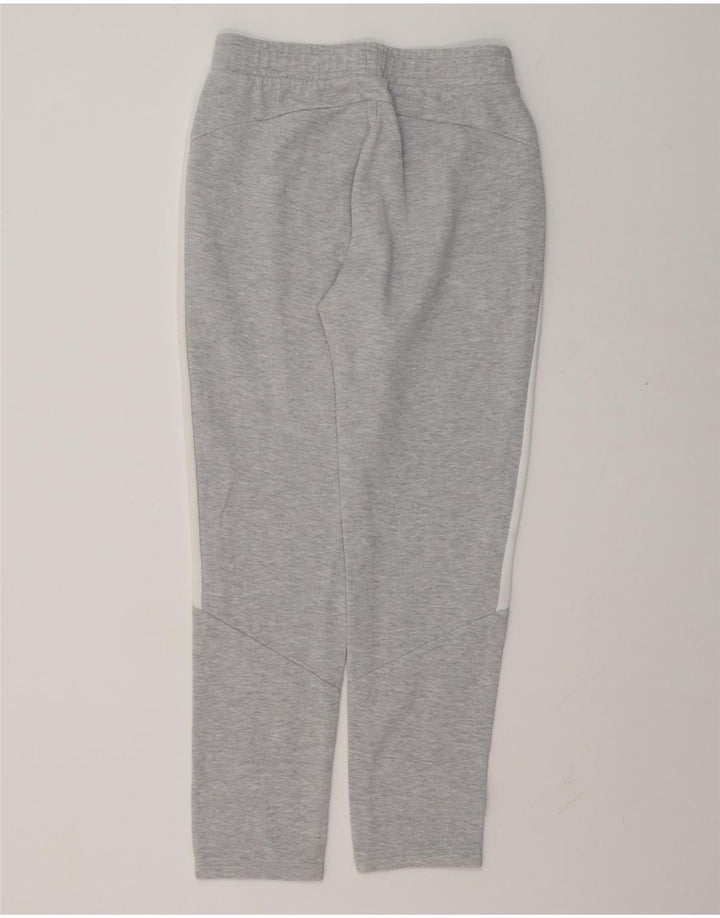 Pantaloni de trening Puma pentru bărbați, bumbac color bloc, gri mici