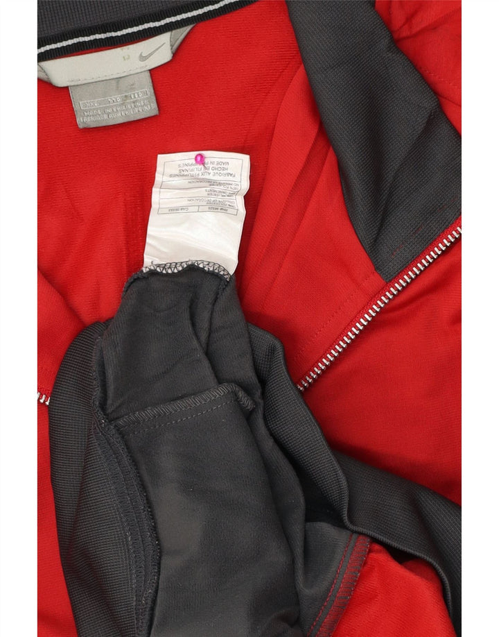 Pulover pentru bărbați ADIDAS, cu fermoar, cu gât, 2XL, poliester color bloc roșu