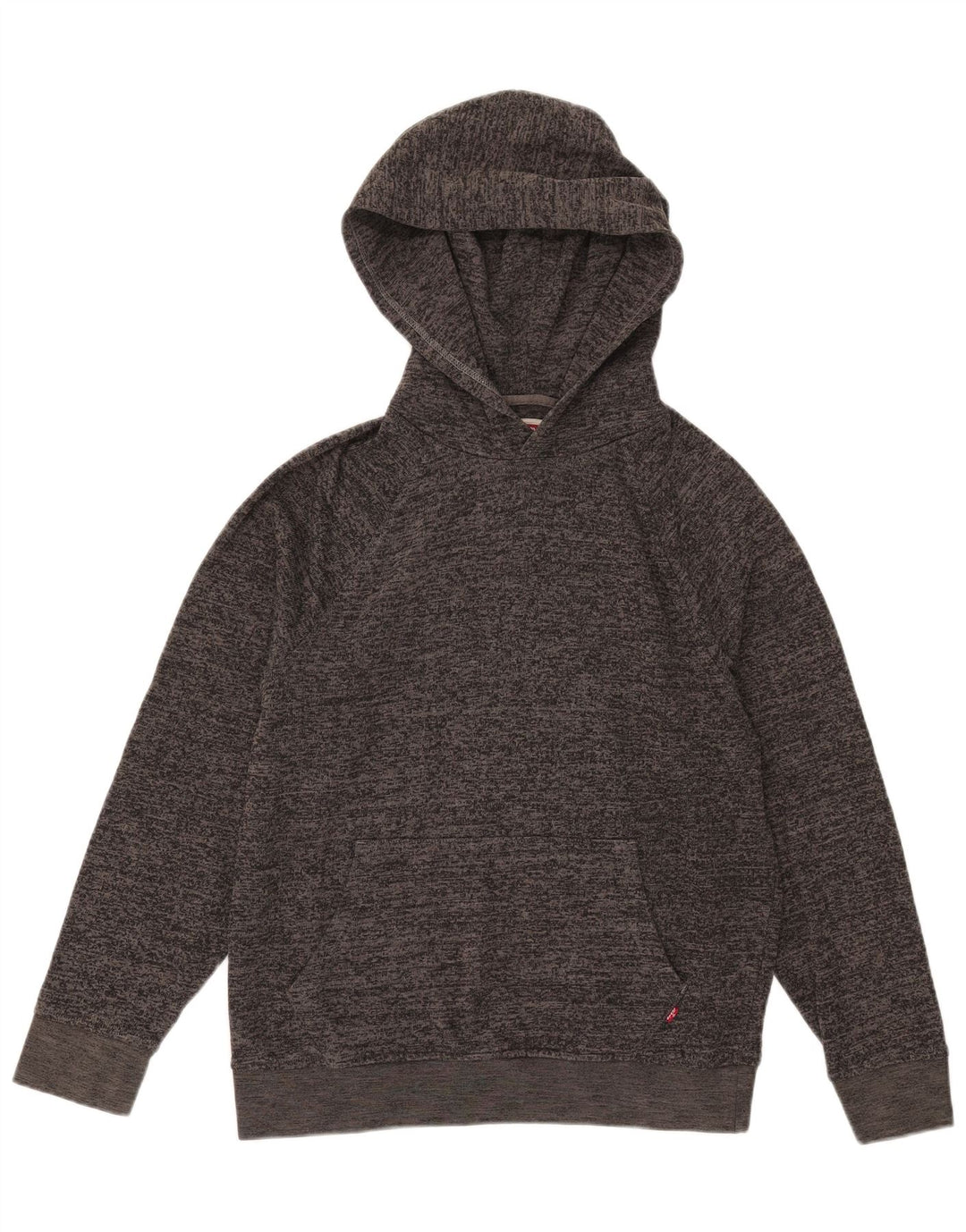 Pulover Levi's pentru bărbați, relaxat, cu glugă, din bumbac cu pete mici, gri