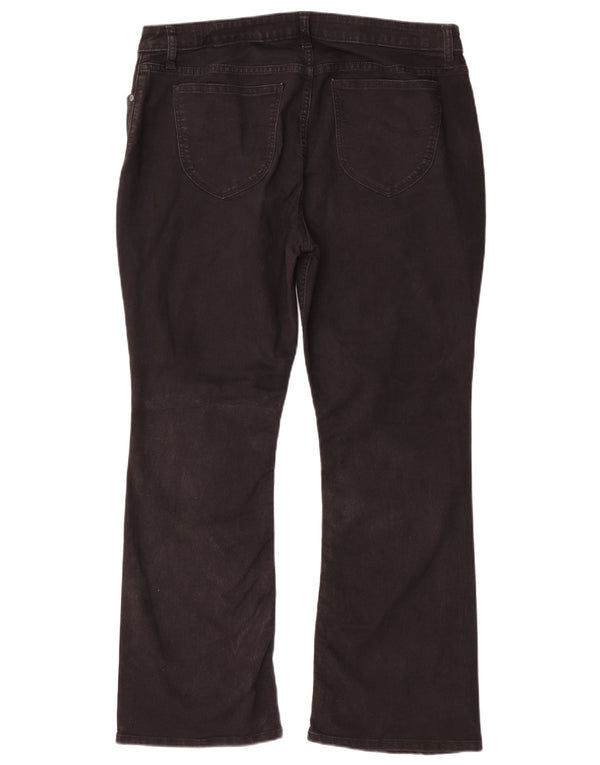 Jeans Lee Riders pentru femei cu talie mijlocie, cu talie medie US 18 2XL W36 L28, bumbac negru