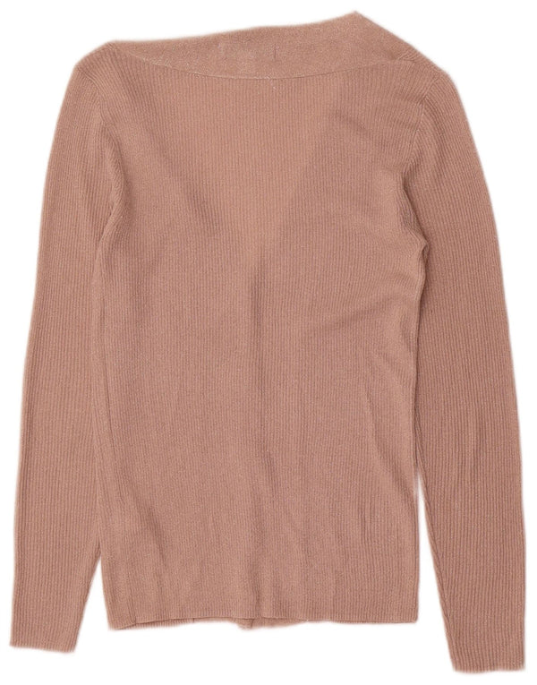 Pulover cardigan pentru femei Marks & Spencer UK 6 XS roz viscoză
