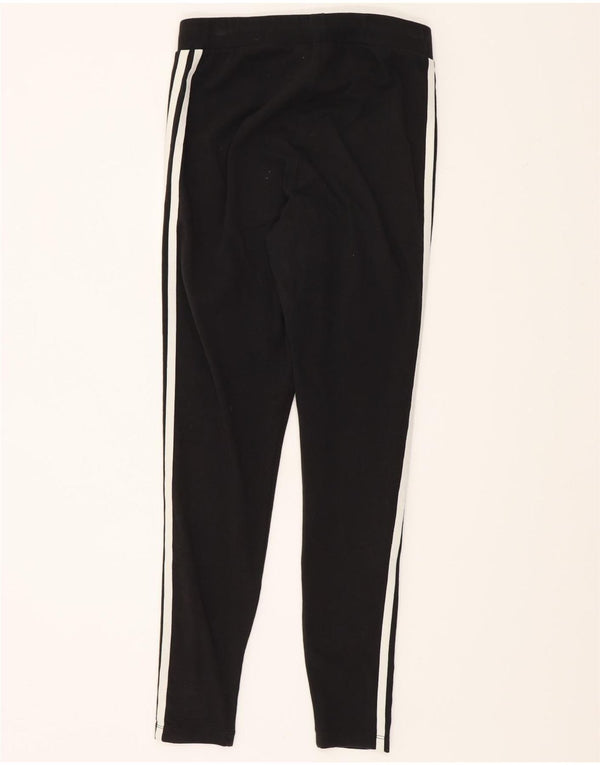 Leggings pentru femei Adidas UK 14, mare, negru, bumbac