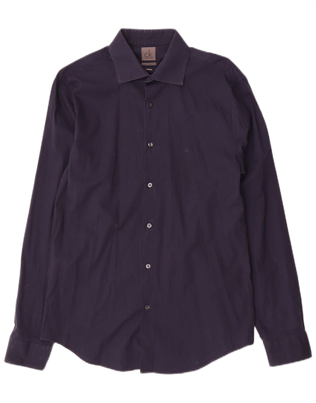 Cămașă pentru bărbați Calvin Klein Slim Fit Mărimea 40 15 3/4 Mediu Bleumarin