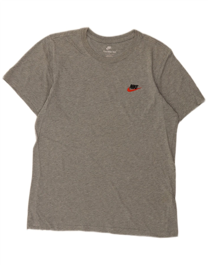 Tricou pentru bărbați Nike Top mic, gri, bumbac