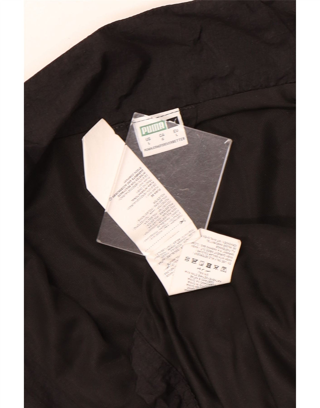 Jachetă de trening supradimensionată PUMA Crop Graphic pentru femei UK 16 Large Black