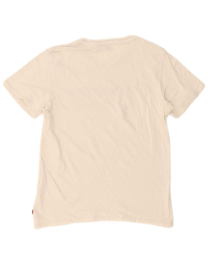 Tricou grafic supradimensionat pentru femei Levi's Top UK 10 Small White