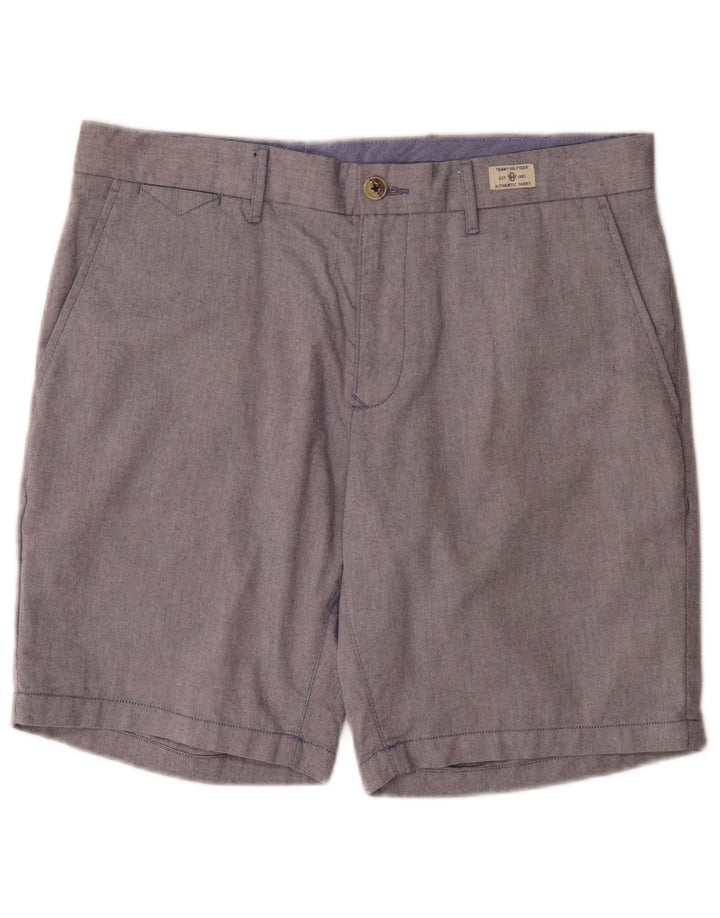 Pantaloni scurți chino obișnuiți pentru bărbați Tommy Hilfiger W34, bumbac albastru mare