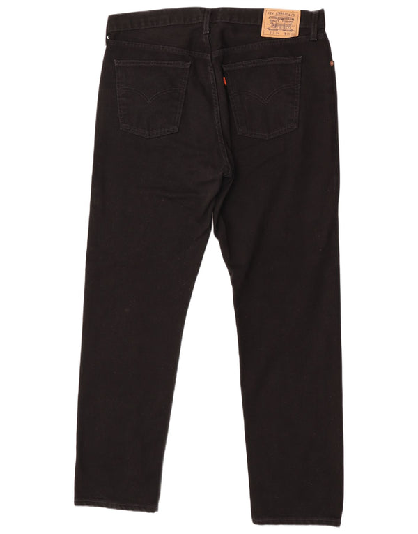 Blugi drepti pentru bărbați Levi's 615 W40 L32 bumbac negru