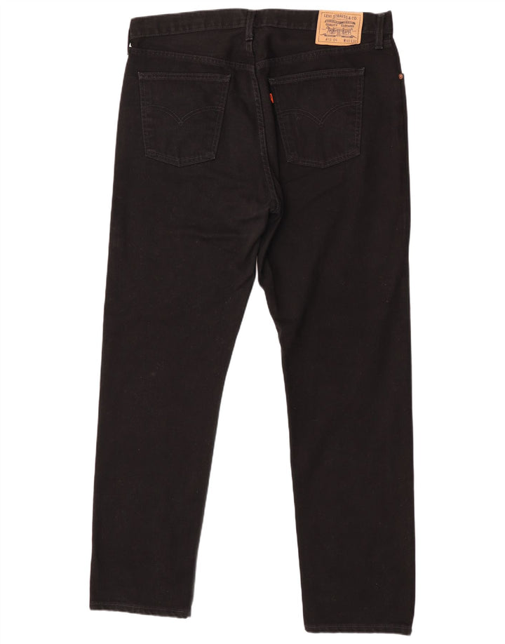 Blugi drepti pentru bărbați Levi's 615 W40 L32 bumbac negru