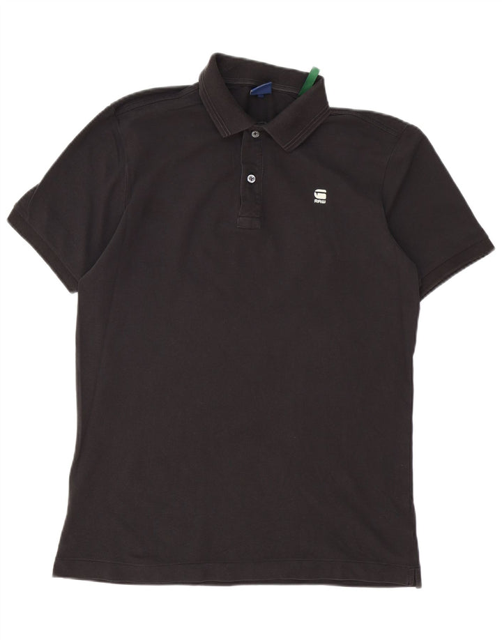 Tricou polo G-Star pentru bărbați, bumbac mediu negru