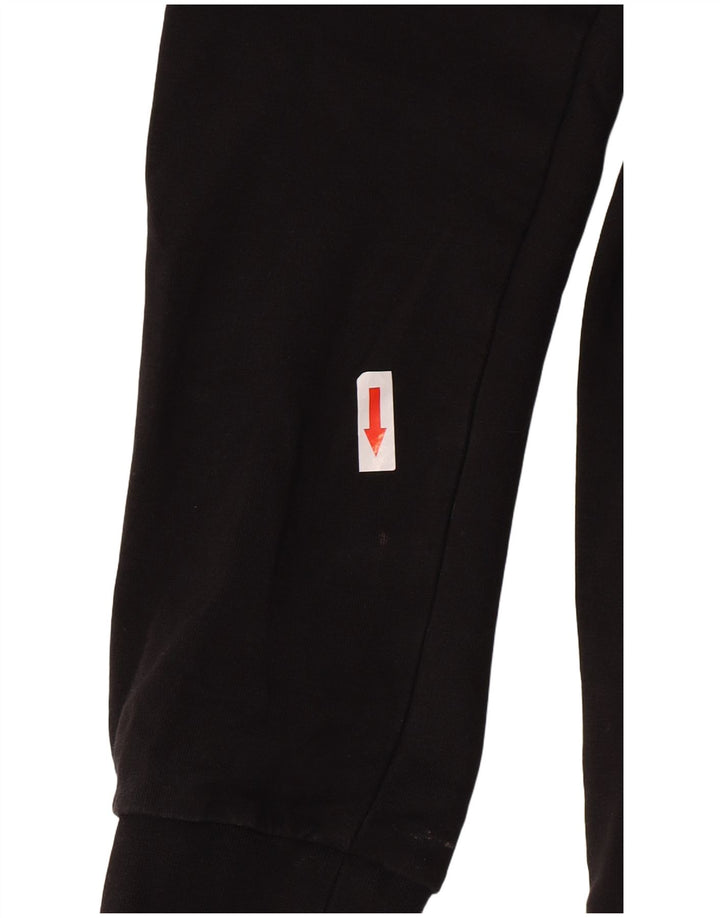 Hanorac cu grafic pentru femei Fila Pulover mic bumbac negru