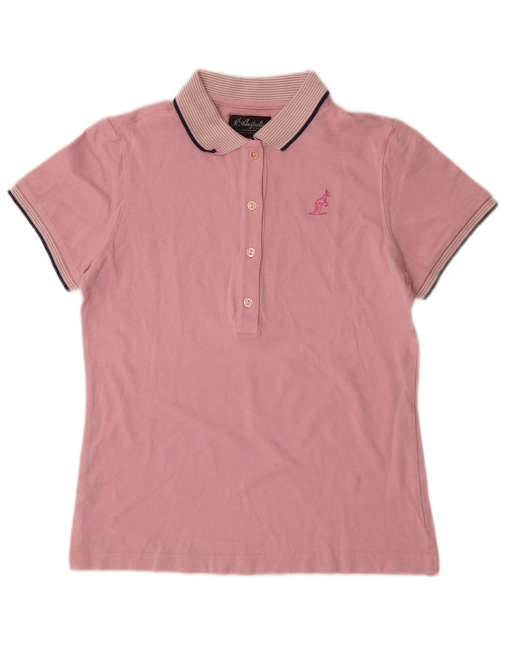 AUSTRALIAN L'ALPINA Tricou Polo Femei IT 42 Roz Mediu