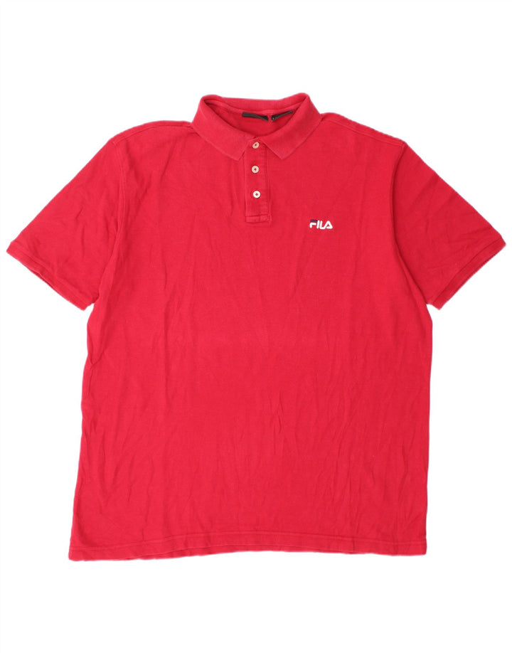 Tricou Polo Fila XL Roșu Bumbac