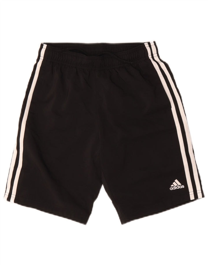 Pantaloni scurți sport pentru băieți Adidas 9-10 ani poliester negru