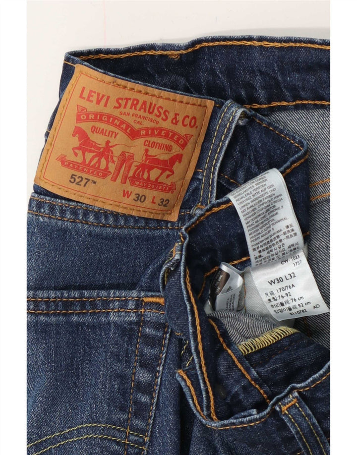 Blugi pentru bărbați Levi's 527 Bootcut W30 L32 Bumbac albastru
