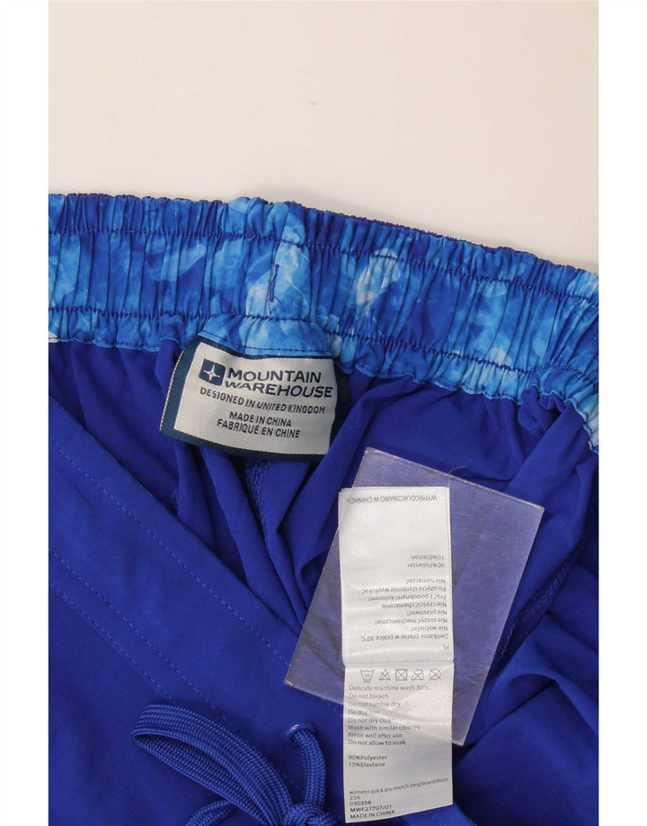 Mountain Warehouse Pantaloni scurți de baie pentru femei UK 14 Poliester albastru mare