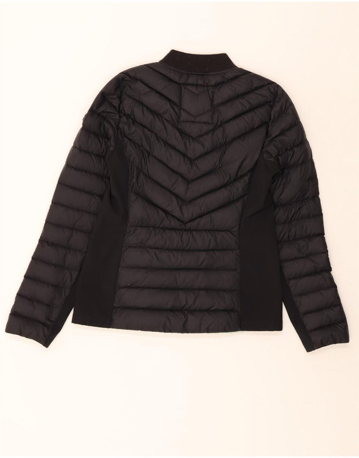 HOLLISTER Womens Padded Jacket UK 12 Medium Black Nylon Vintage Hollister and Second-Hand Hollister from Messina Hembry 