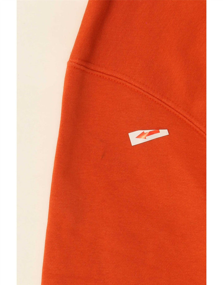Pulover Nike pentru bărbați, bumbac portocaliu mediu