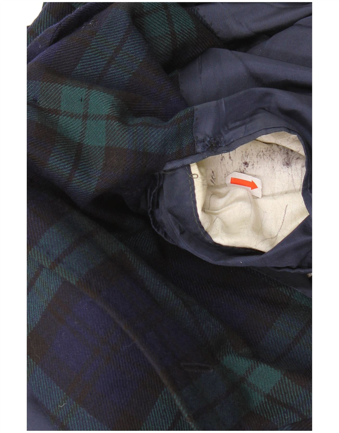 AQUASCUTUM Jachetă pentru bărbați cu 3 nasturi, UK 40, mare, bleumarin, carouri